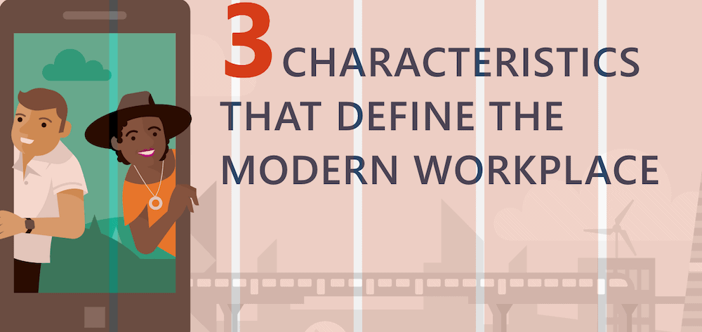3 characteristics that define the modern workplace