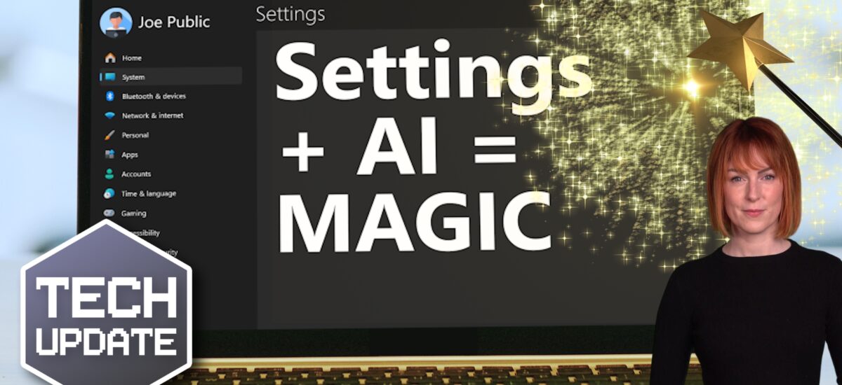 New: Windows 11 AI Agent helps with Settings