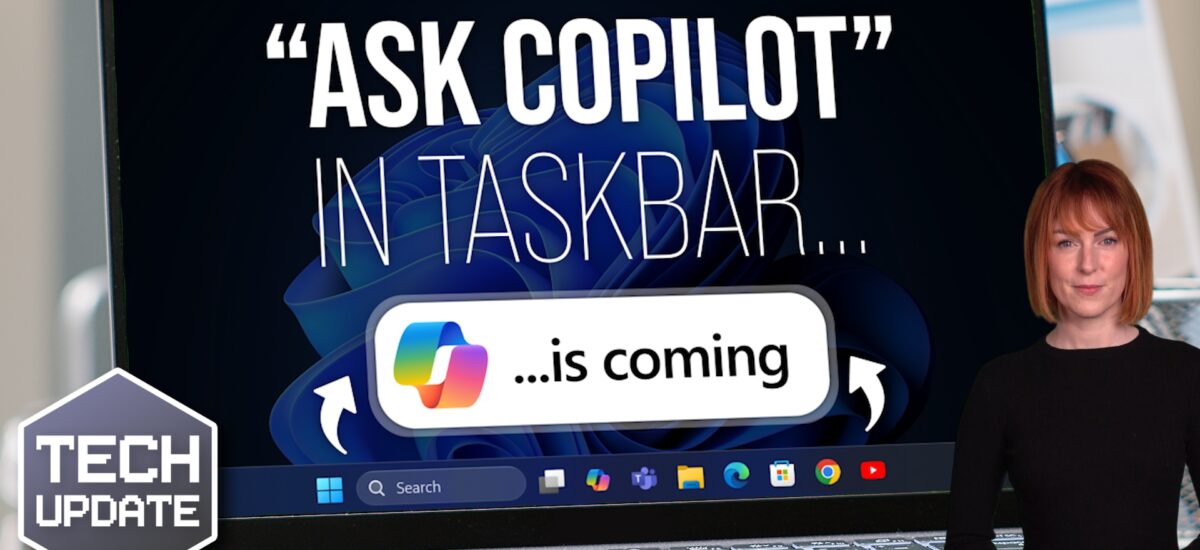 “Ask Copilot” is coming to your Taskbar (but only if you want it to)